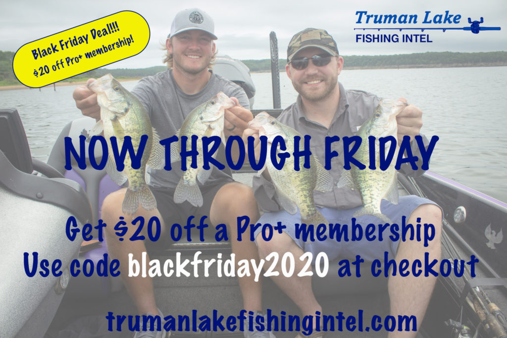 Truman Lake Fishing Intel coupon